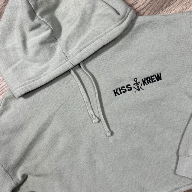 Kiss Krew Women's Crop Top Hoodie